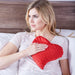 Hot/Cold - Heart Warmer Pillow - Red Minky