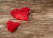 Hot/Cold - Heart Warmer Pillow - Red Minky