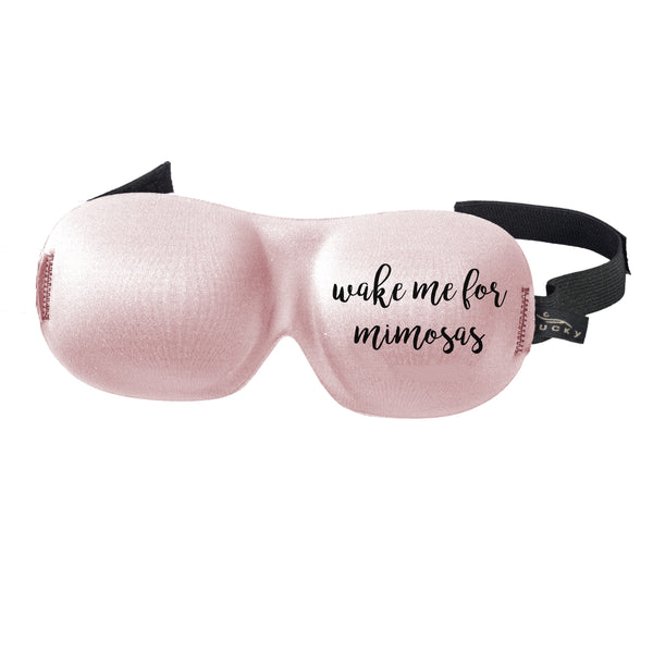 Ultralight Sleep Mask - Wake Me For Mimosas - Bucky Products Wholesale
