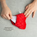 Hot/Cold - Heart Warmer Pillow - Red Minky