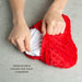 Hot/Cold - Small Heart Warmer Pillow - Red Minky