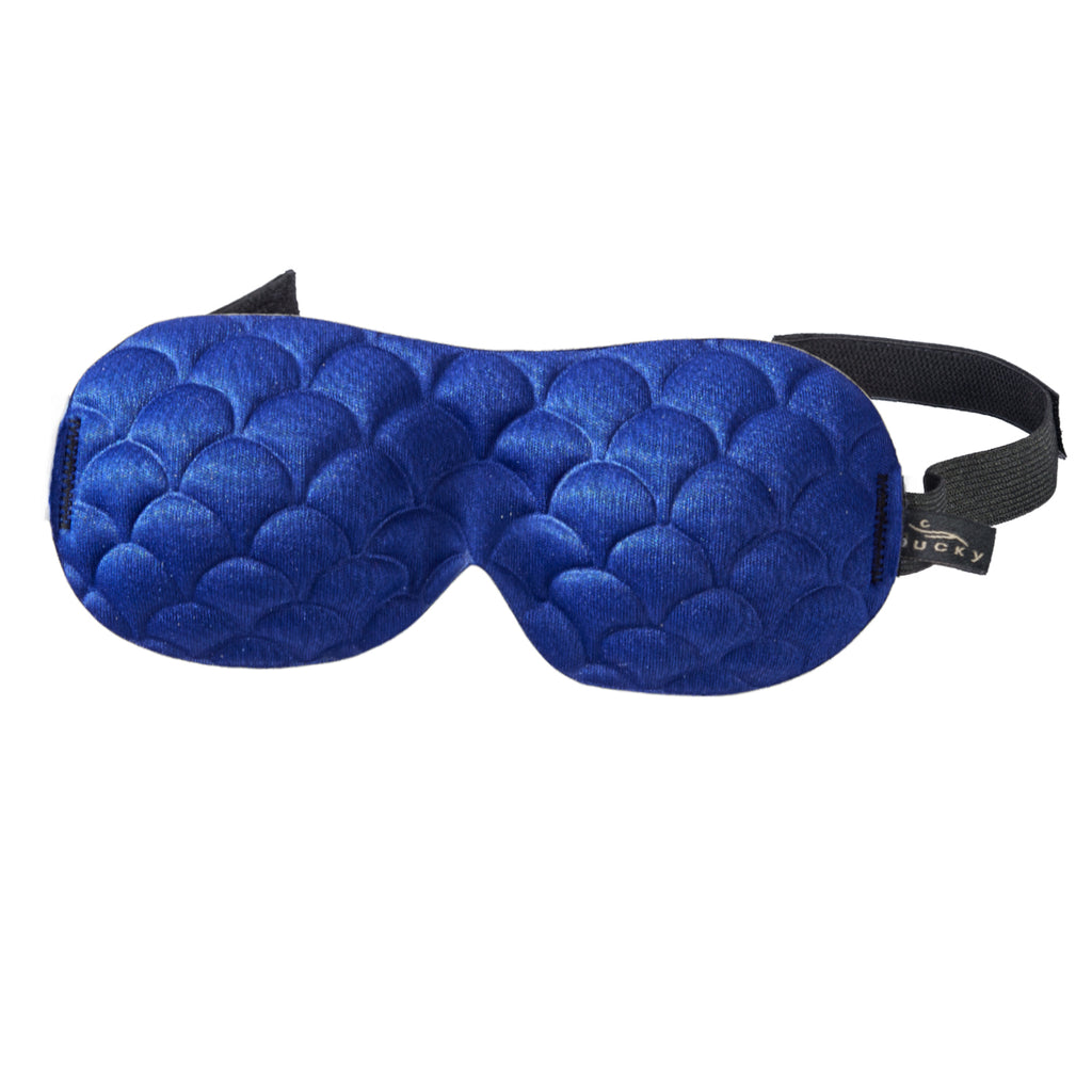 Ultralight Sleep Mask - Navy Scallop - Bucky Products Wholesale