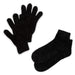 Spa Socks And Gloves Set Aloe Infused Black