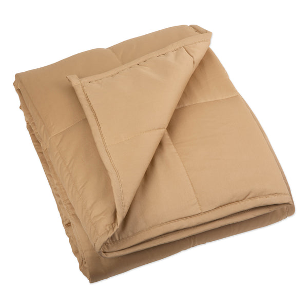 48x72 Weighted Blanket Taupe - 15lbs